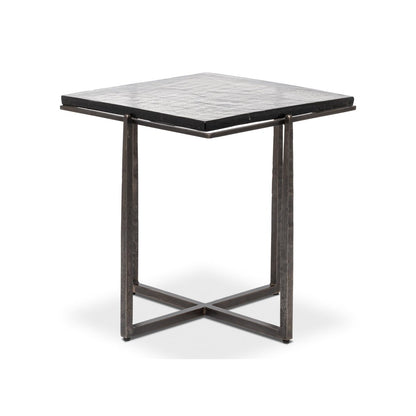 Table d'appoint carrée contemporaine