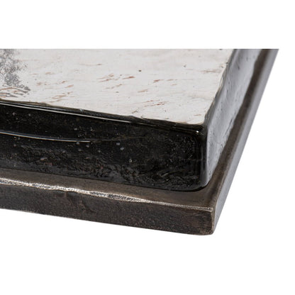 Table d'appoint carrée contemporaine