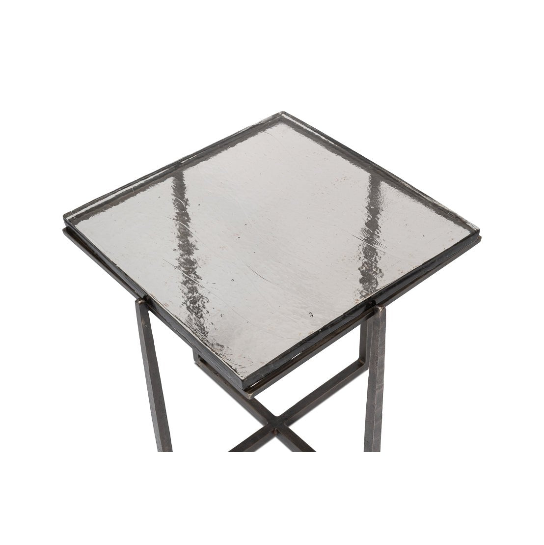 Table d'appoint carrée contemporaine