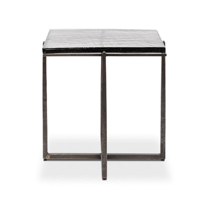 Table d'appoint carrée contemporaine