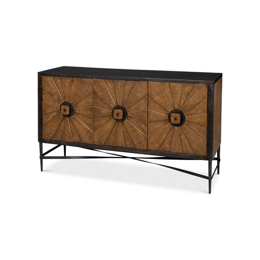 Buffet rustique Sunburst