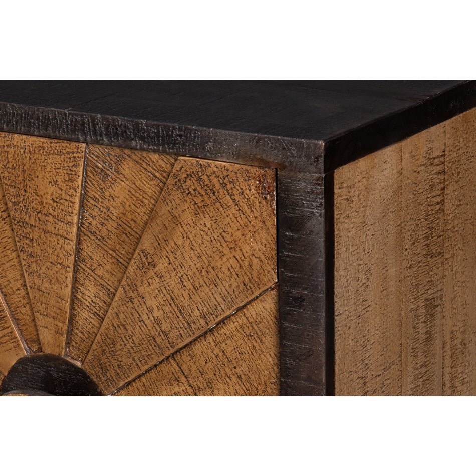 Buffet rustique Sunburst