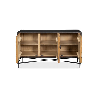 Buffet rustique Sunburst