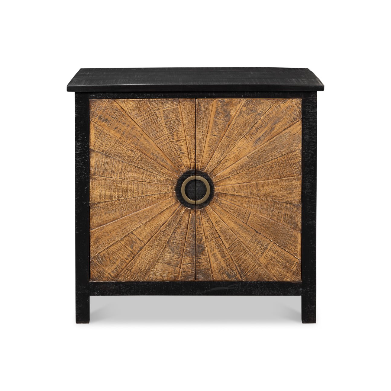 Armoire en bois Sunburst