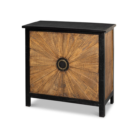 Armoire en bois Sunburst