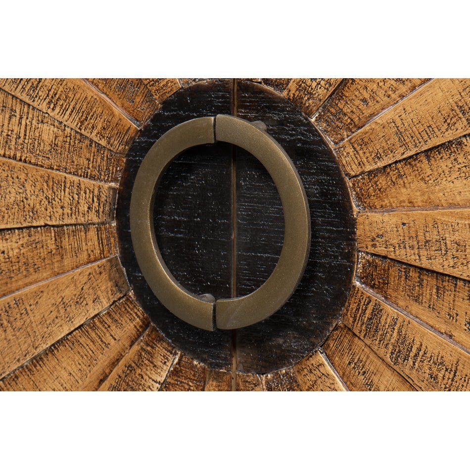 Armoire en bois Sunburst