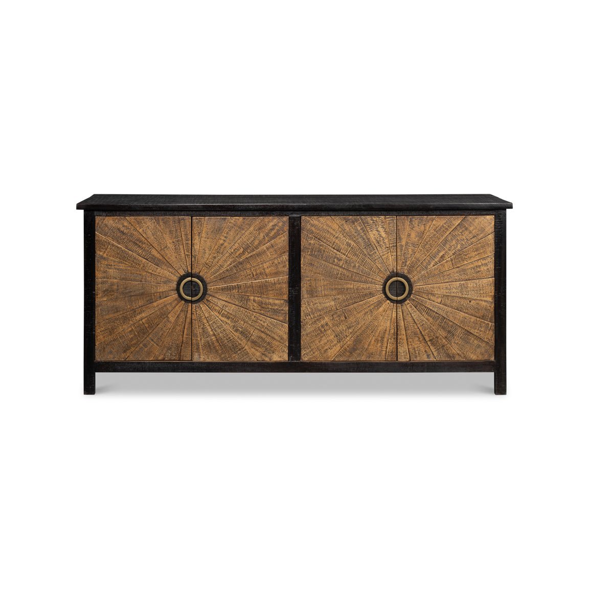 Buffet en bois Sunburst