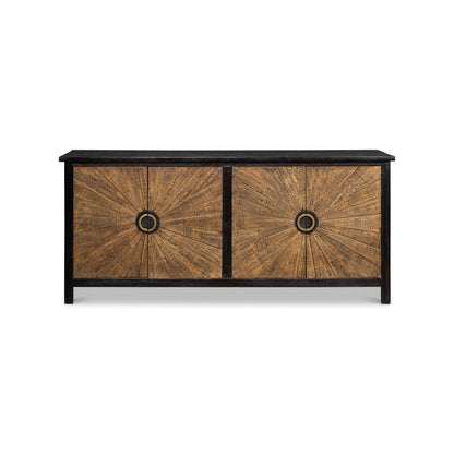 Buffet en bois Sunburst