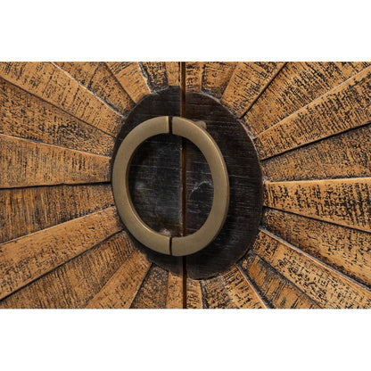 Buffet en bois Sunburst