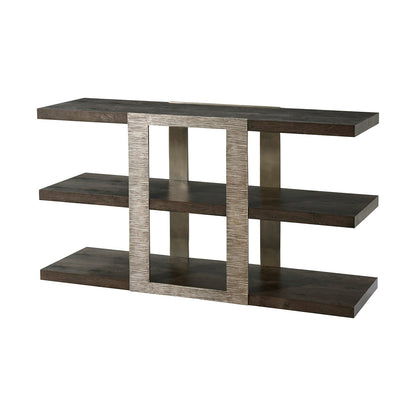 Table console industrielle moderne à trois niveaux