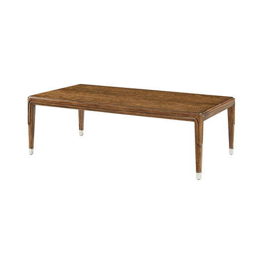 Table basse Art déco en noyer