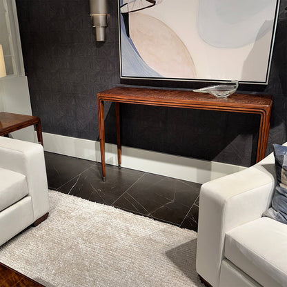 Console Art Déco en noyer