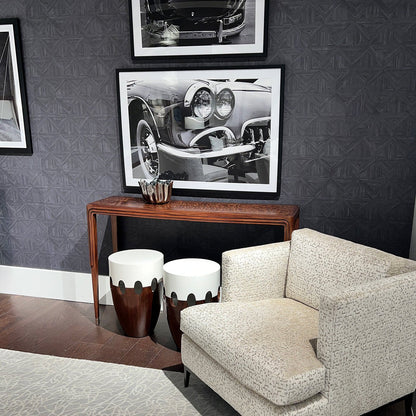 Console Art Déco en noyer