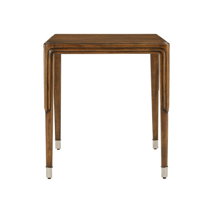 Table d'appoint Art Déco en noyer