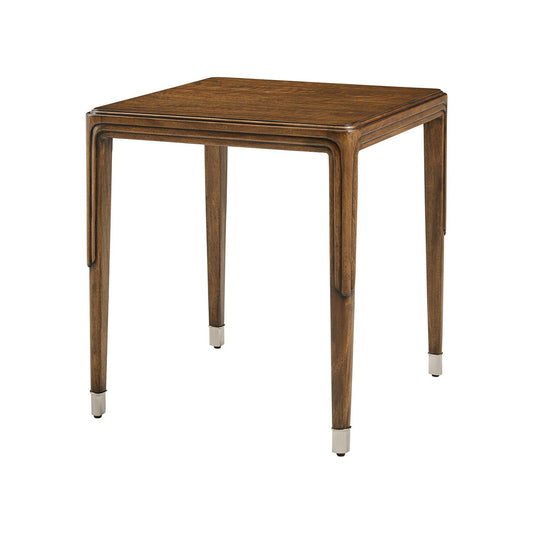 Table d'appoint Art Déco en noyer