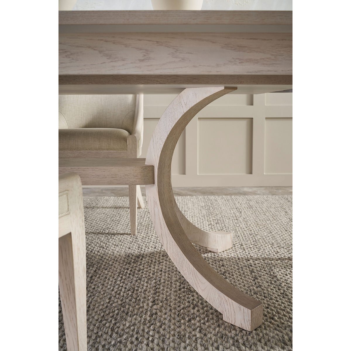 Table à manger côtière blanche 