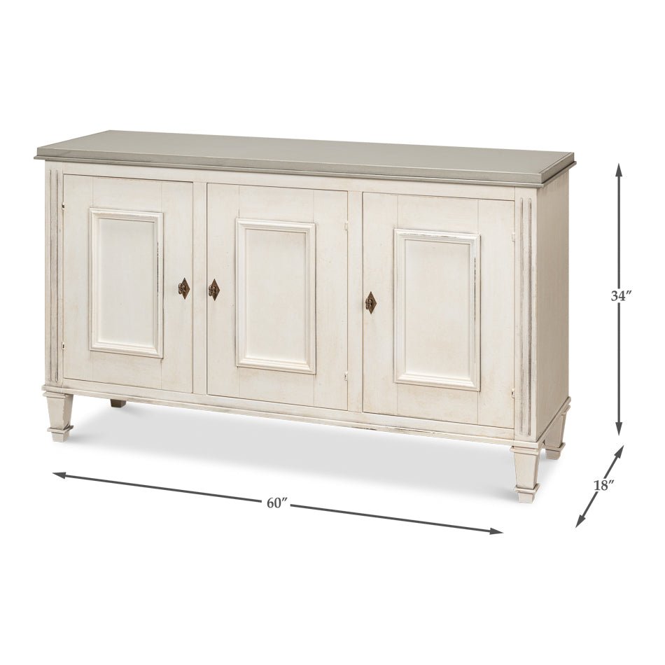 Buffet français blanc