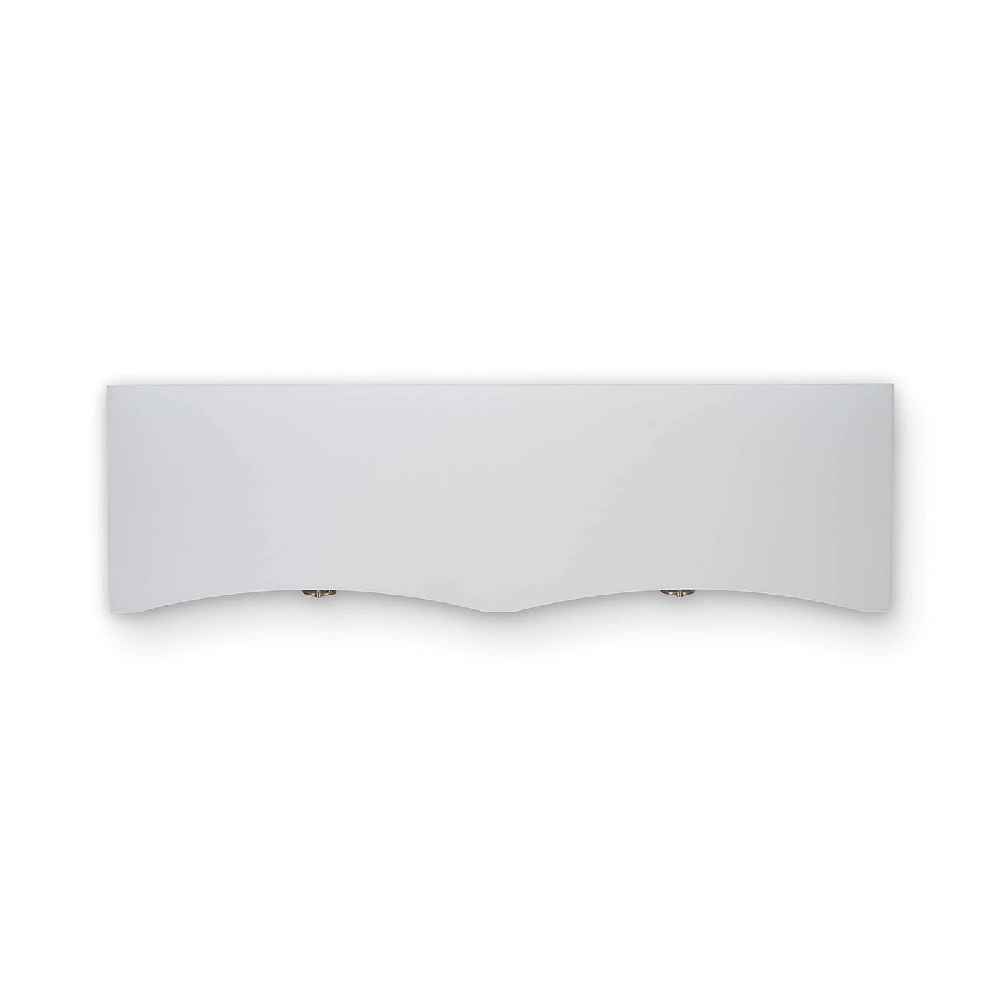 Commode moderne enveloppée de lin blanc