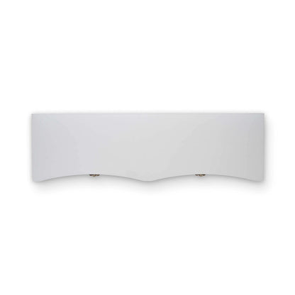 Commode moderne enveloppée de lin blanc