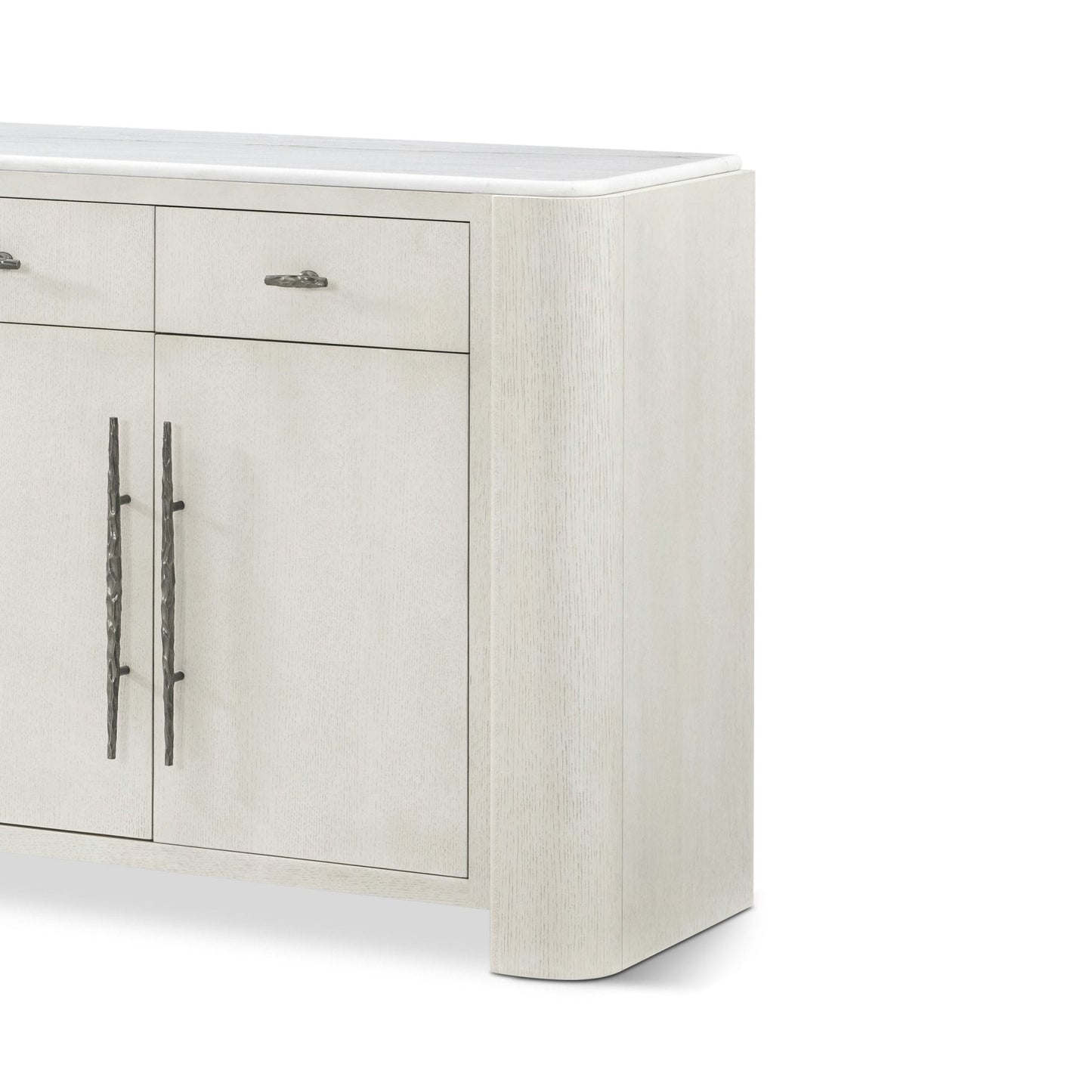 Buffet moderne blanc et organique
