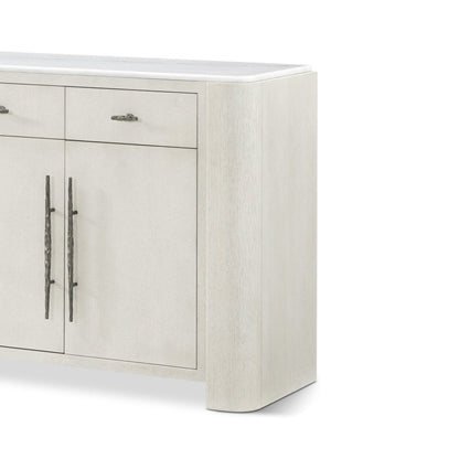 Buffet moderne blanc et organique