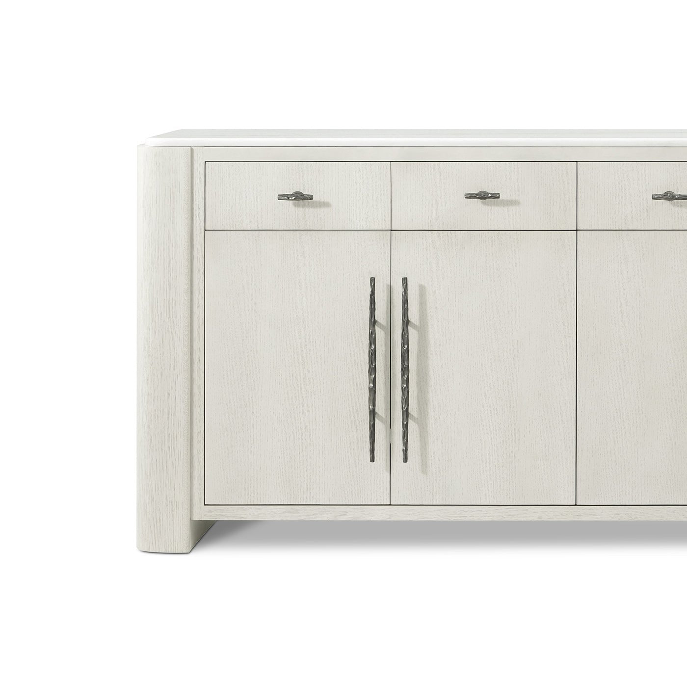 Buffet moderne blanc et organique