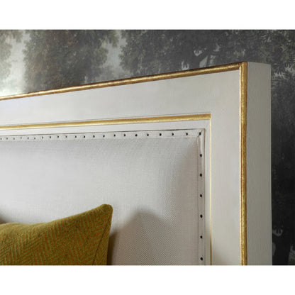 White Painted King Platform Bed