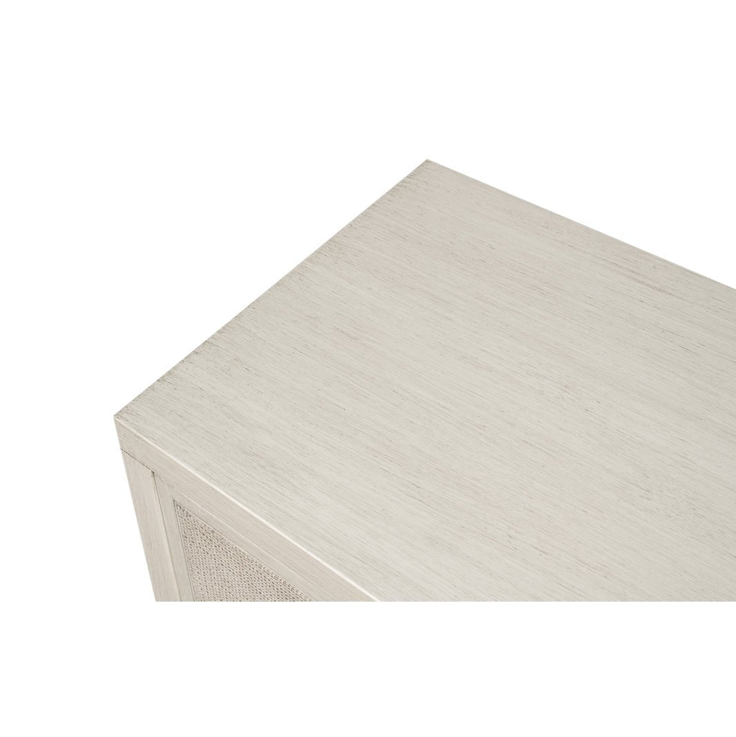 Meuble d'appoint moderne peint en blanc