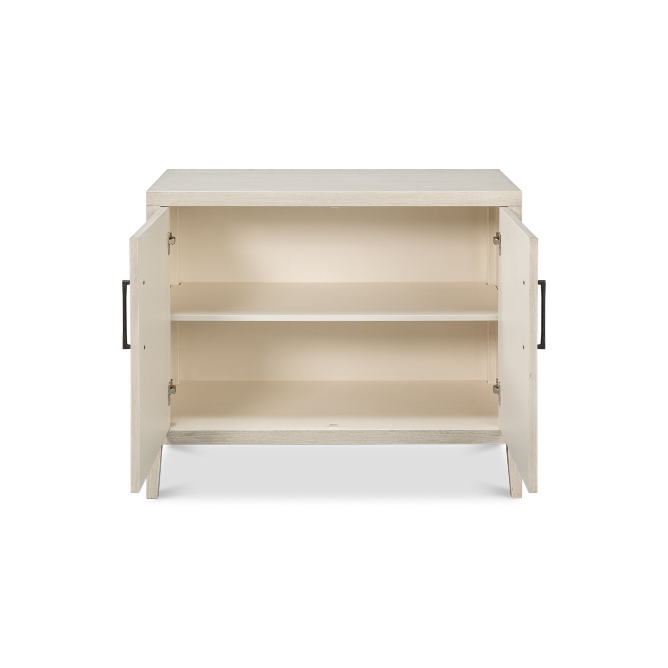 Meuble d'appoint moderne peint en blanc