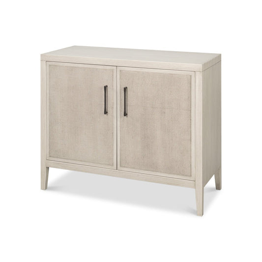Meuble d'appoint moderne peint en blanc